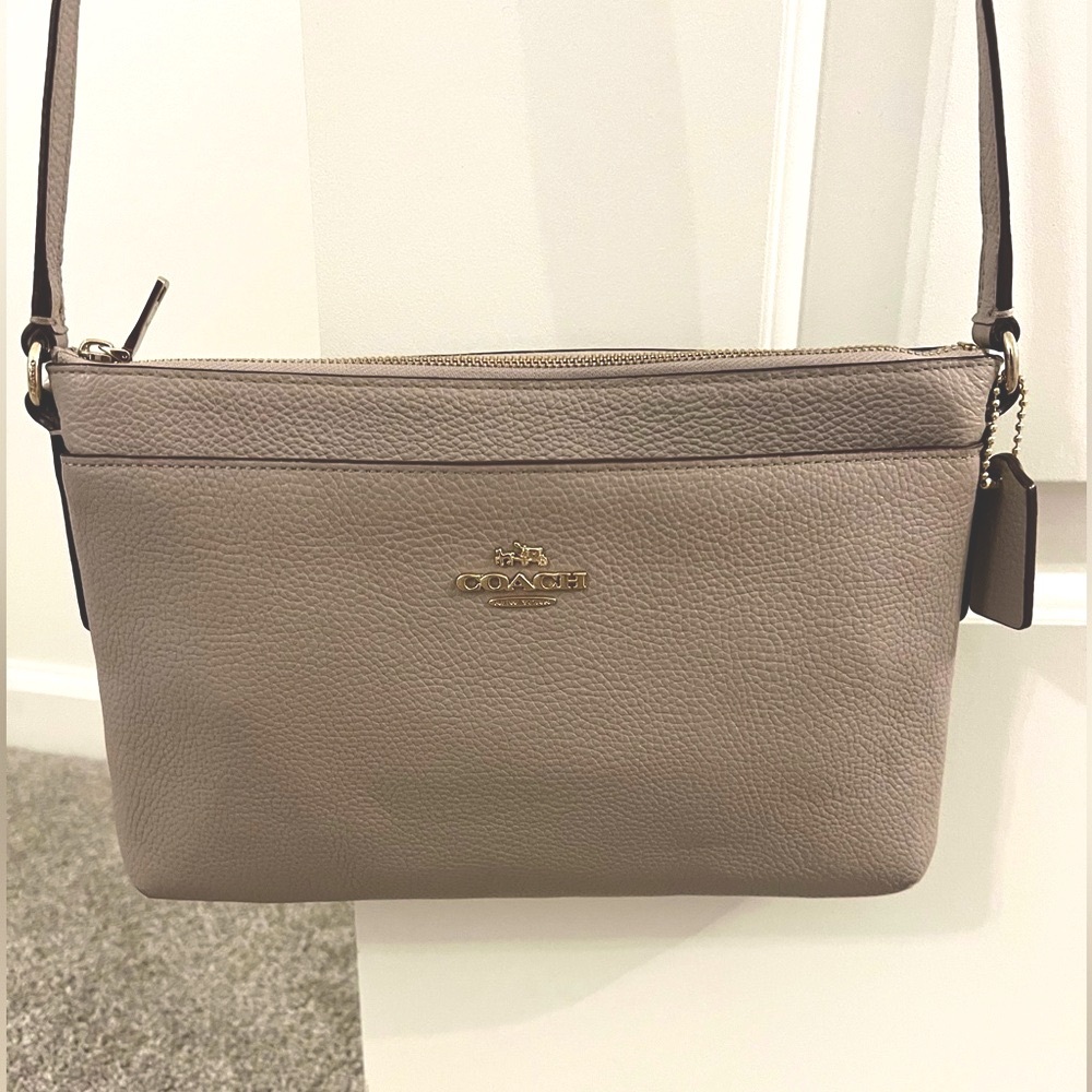 Coach leather crossbody bag